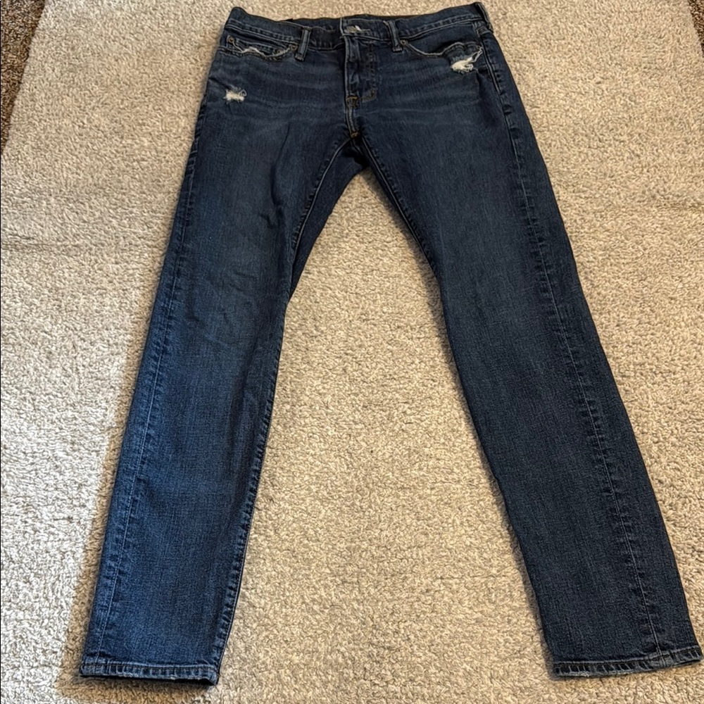 Abercrombie & Fitch Blue Skinny Jeans